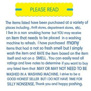 PLEASE READ "BEFORE PURCHASING FROM ME"!